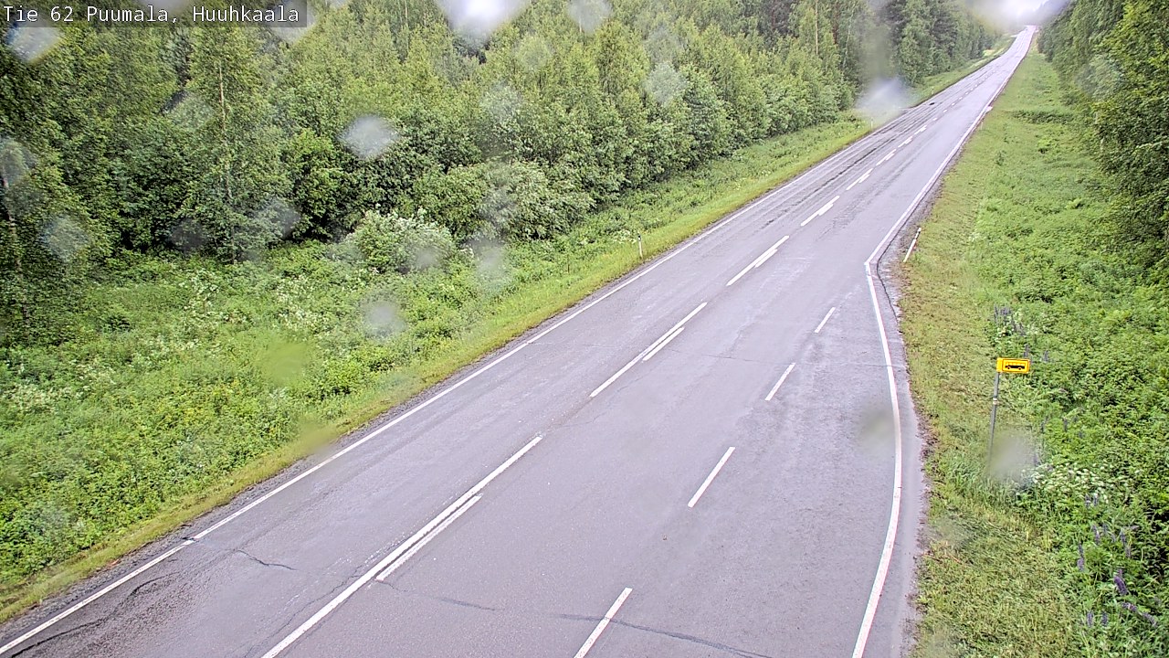 Weather Camera Image Väg 62 Puumala, Huuhkaala, Puumala, Etelä-Savo