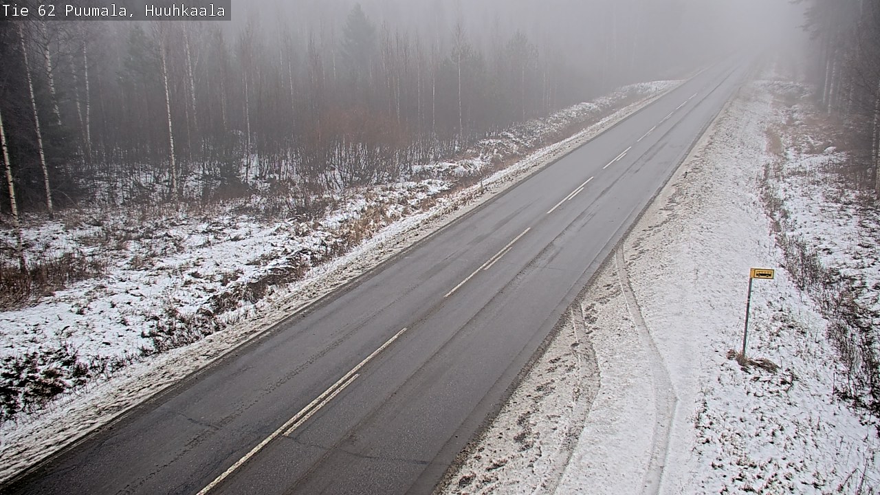 Weather Camera Image Väg 62 Puumala, Huuhkaala, Puumala, Etelä-Savo