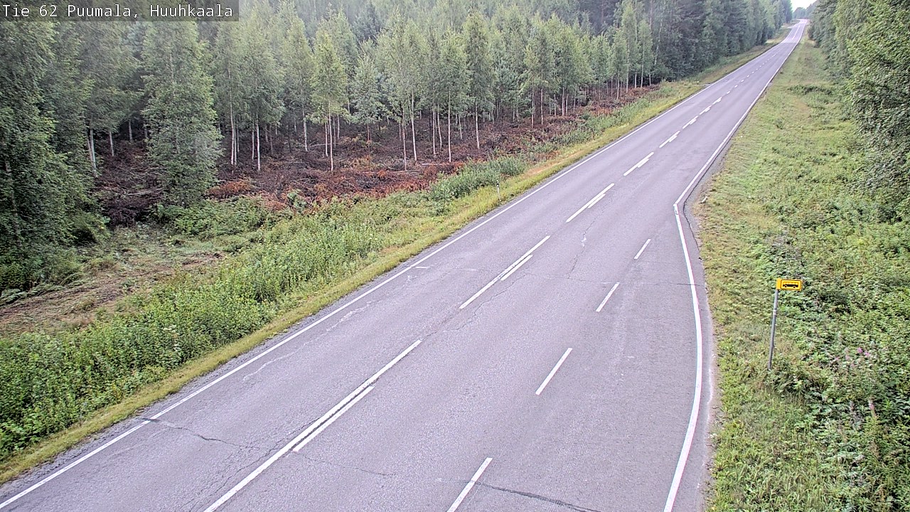 Weather Camera Image Road 62 Puumala, Huuhkaala, Puumala, Etelä-Savo