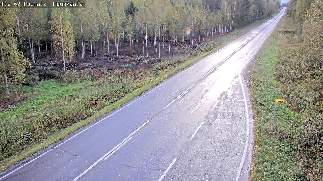 Weather Camera Image Road 62 Puumala, Huuhkaala, Puumala, Etelä-Savo
