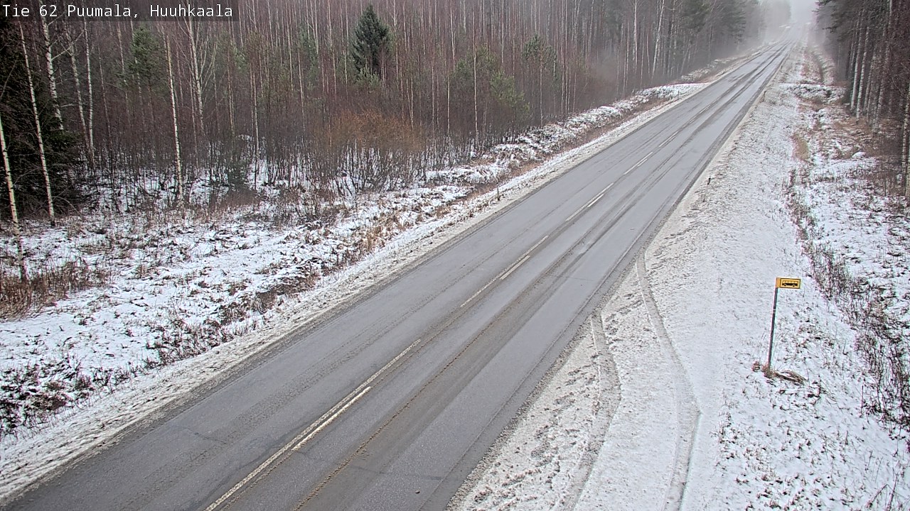 Weather Camera Image Väg 62 Puumala, Huuhkaala, Puumala, Etelä-Savo