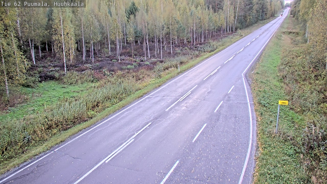 Weather Camera Image Road 62 Puumala, Huuhkaala, Puumala, Etelä-Savo