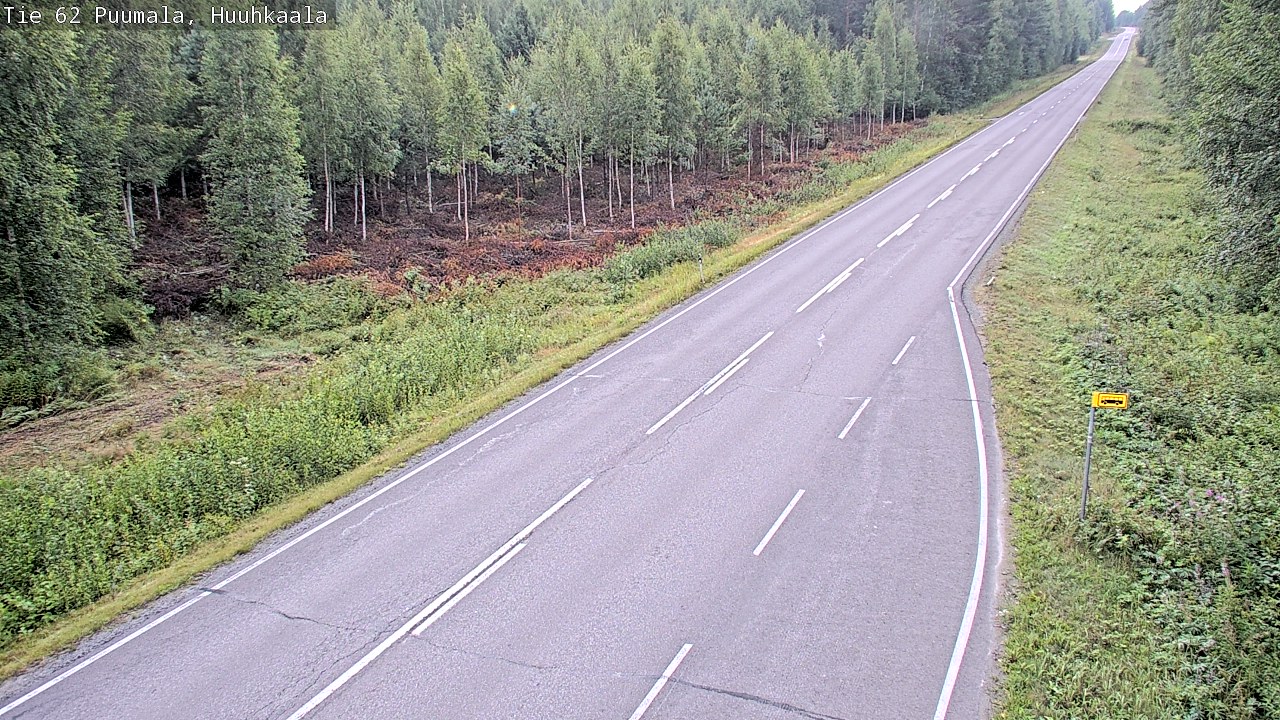 Weather Camera Image Road 62 Puumala, Huuhkaala, Puumala, Etelä-Savo
