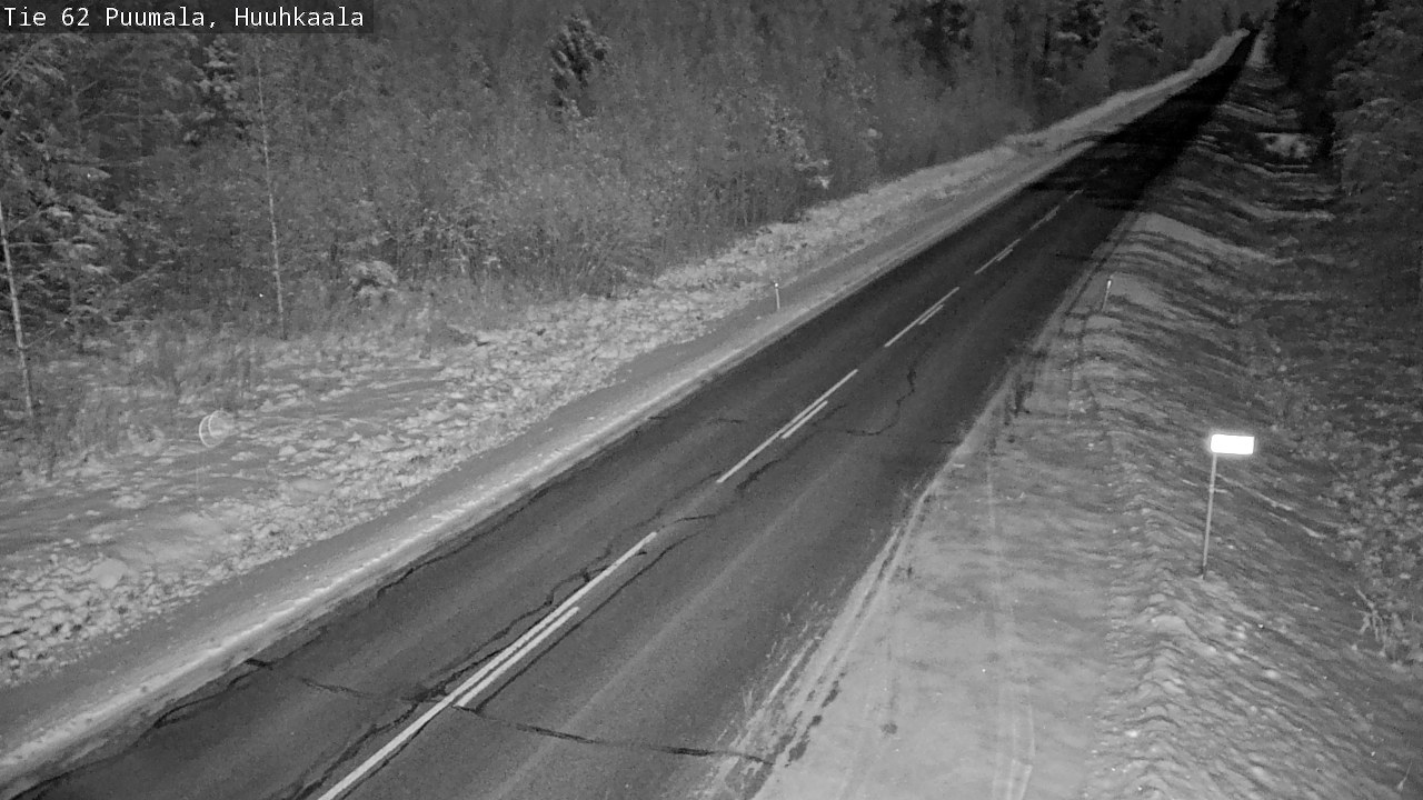 Weather Camera Image Road 62 Puumala, Huuhkaala, Puumala, Etelä-Savo