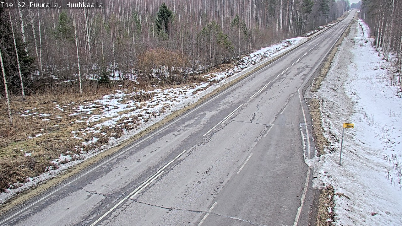 Weather Camera Image Road 62 Puumala, Huuhkaala, Puumala, Etelä-Savo