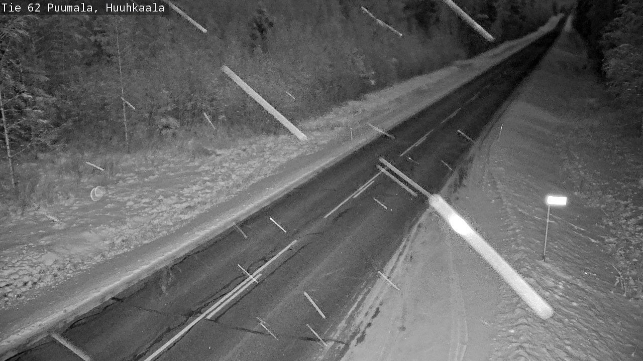 Weather Camera Image Väg 62 Puumala, Huuhkaala, Puumala, Etelä-Savo