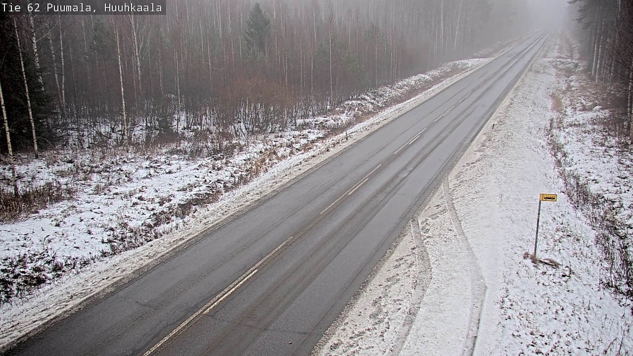 Weather Camera Image Väg 62 Puumala, Huuhkaala, Puumala, Etelä-Savo