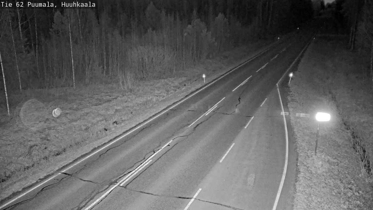 Weather Camera Image Road 62 Puumala, Huuhkaala, Puumala, Etelä-Savo