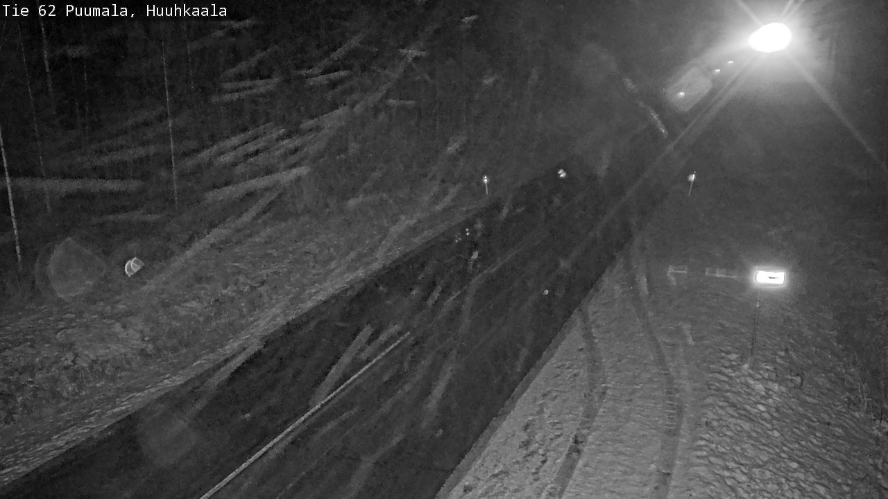 Weather Camera Image Väg 62 Puumala, Huuhkaala, Puumala, Etelä-Savo