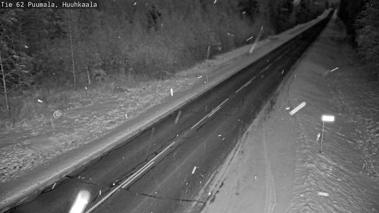 Weather Camera Image Väg 62 Puumala, Huuhkaala, Puumala, Etelä-Savo