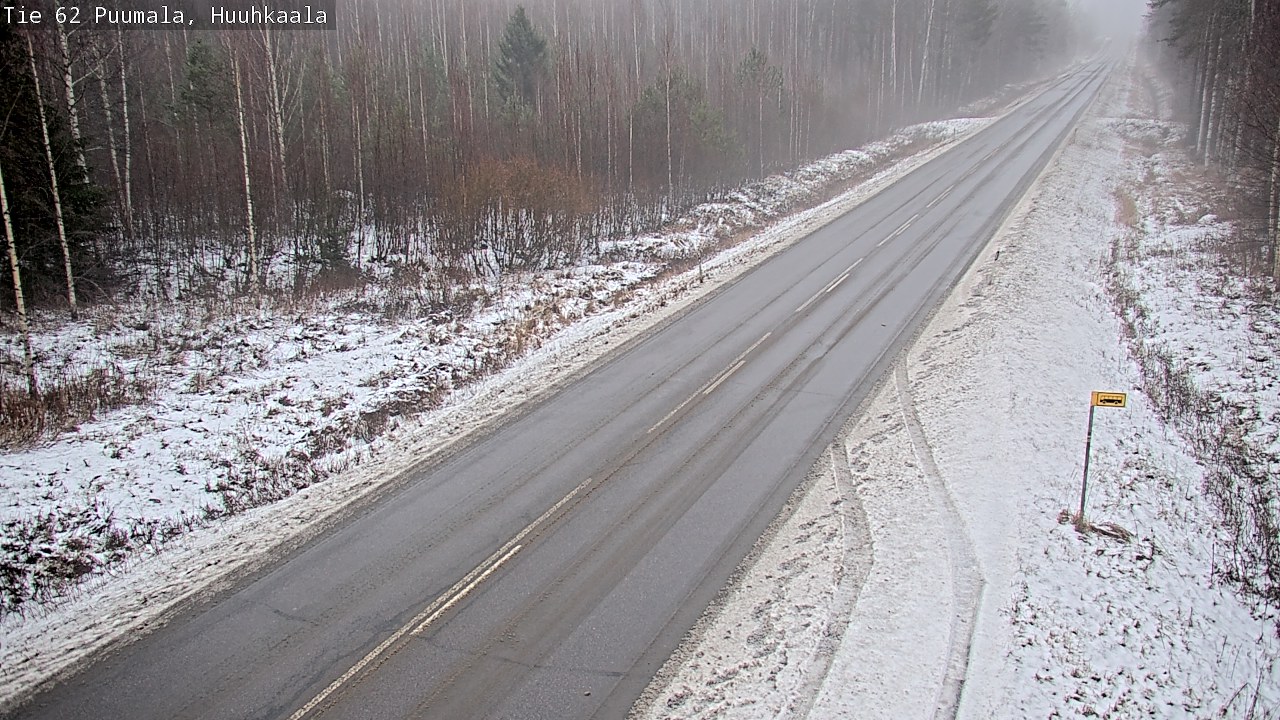Weather Camera Image Väg 62 Puumala, Huuhkaala, Puumala, Etelä-Savo