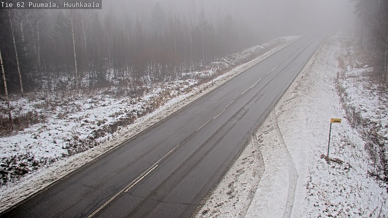 Weather Camera Image Väg 62 Puumala, Huuhkaala, Puumala, Etelä-Savo