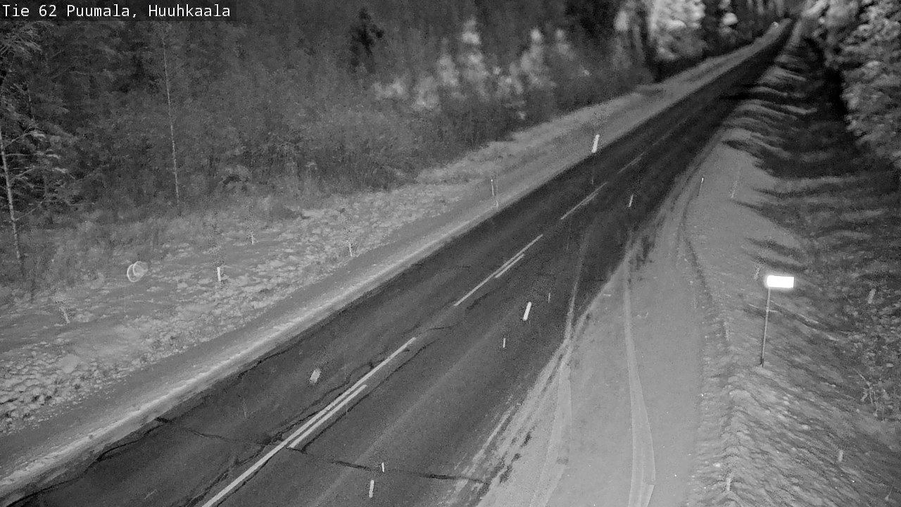 Weather Camera Image Väg 62 Puumala, Huuhkaala, Puumala, Etelä-Savo