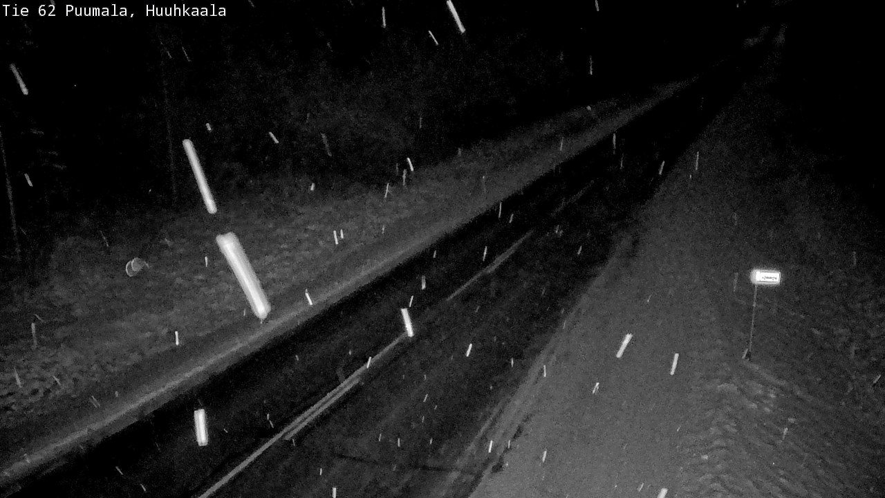 Weather Camera Image Väg 62 Puumala, Huuhkaala, Puumala, Etelä-Savo