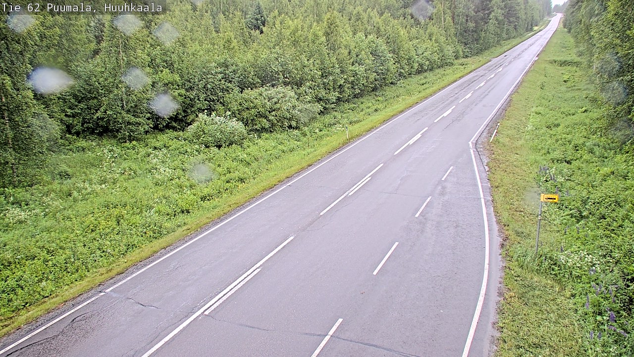 Weather Camera Image Väg 62 Puumala, Huuhkaala, Puumala, Etelä-Savo