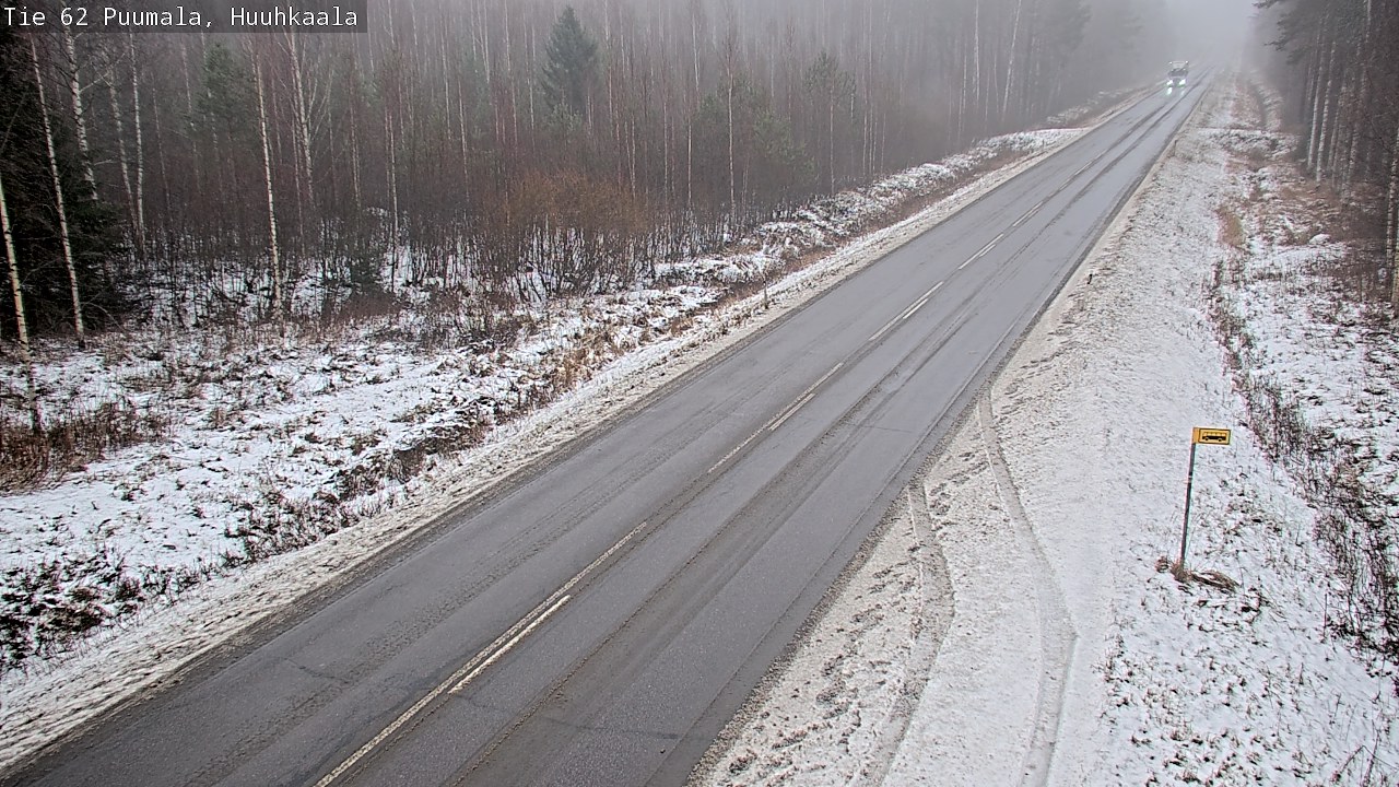 Weather Camera Image Väg 62 Puumala, Huuhkaala, Puumala, Etelä-Savo