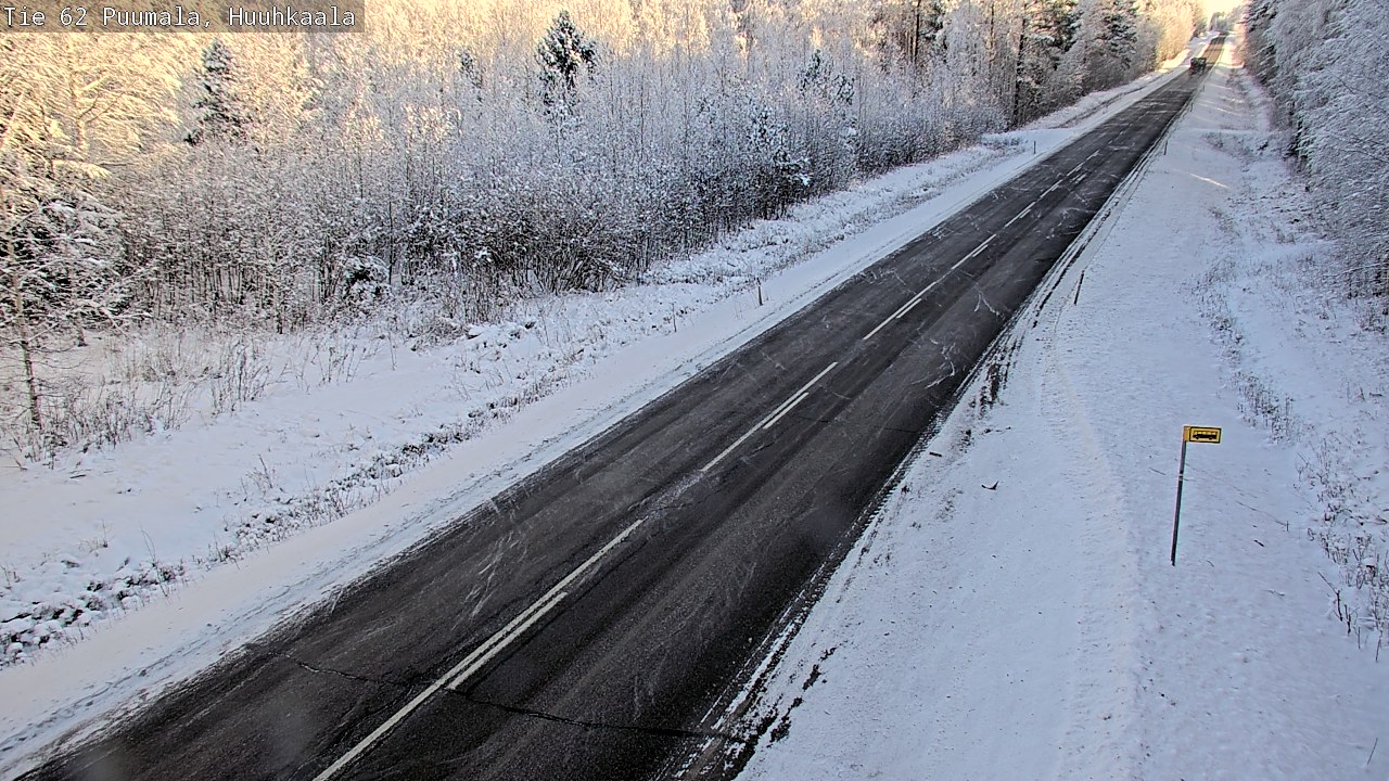 Weather Camera Image Väg 62 Puumala, Huuhkaala, Puumala, Etelä-Savo