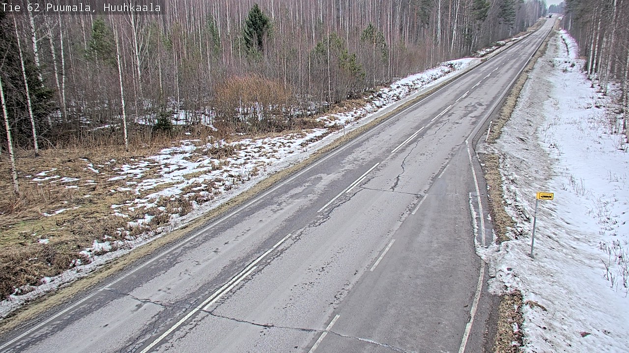 Weather Camera Image Road 62 Puumala, Huuhkaala, Puumala, Etelä-Savo