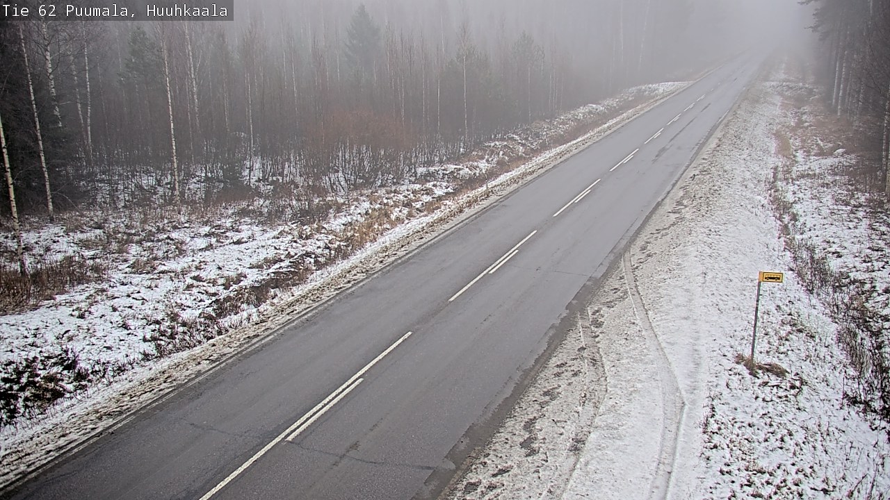 Weather Camera Image Road 62 Puumala, Huuhkaala, Puumala, Etelä-Savo