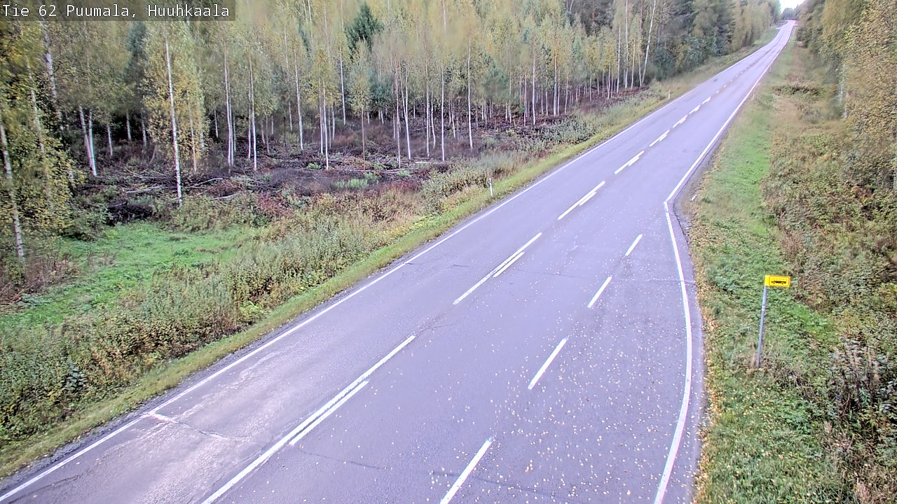 Weather Camera Image Road 62 Puumala, Huuhkaala, Puumala, Etelä-Savo