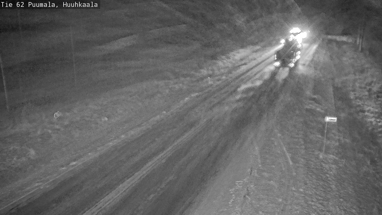 Weather Camera Image Väg 62 Puumala, Huuhkaala, Puumala, Etelä-Savo