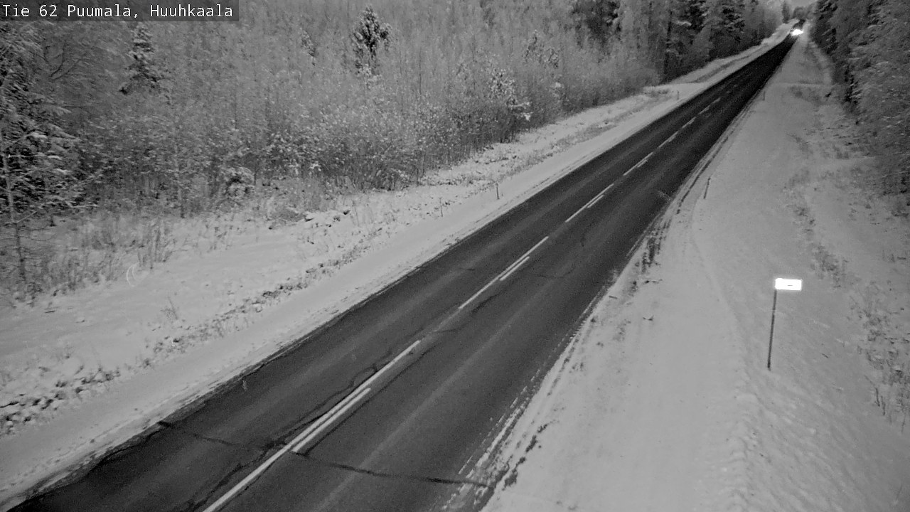 Weather Camera Image Väg 62 Puumala, Huuhkaala, Puumala, Etelä-Savo