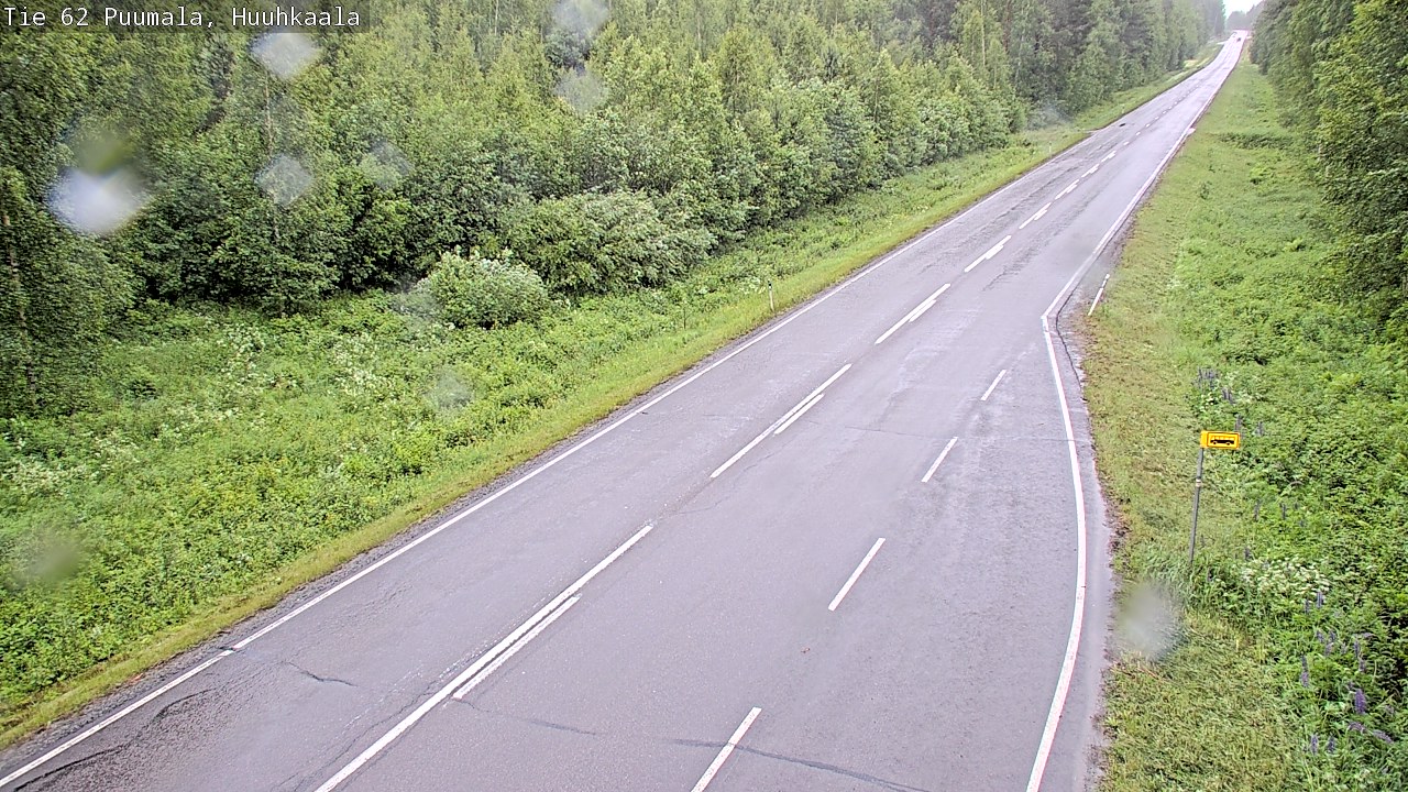 Weather Camera Image Väg 62 Puumala, Huuhkaala, Puumala, Etelä-Savo