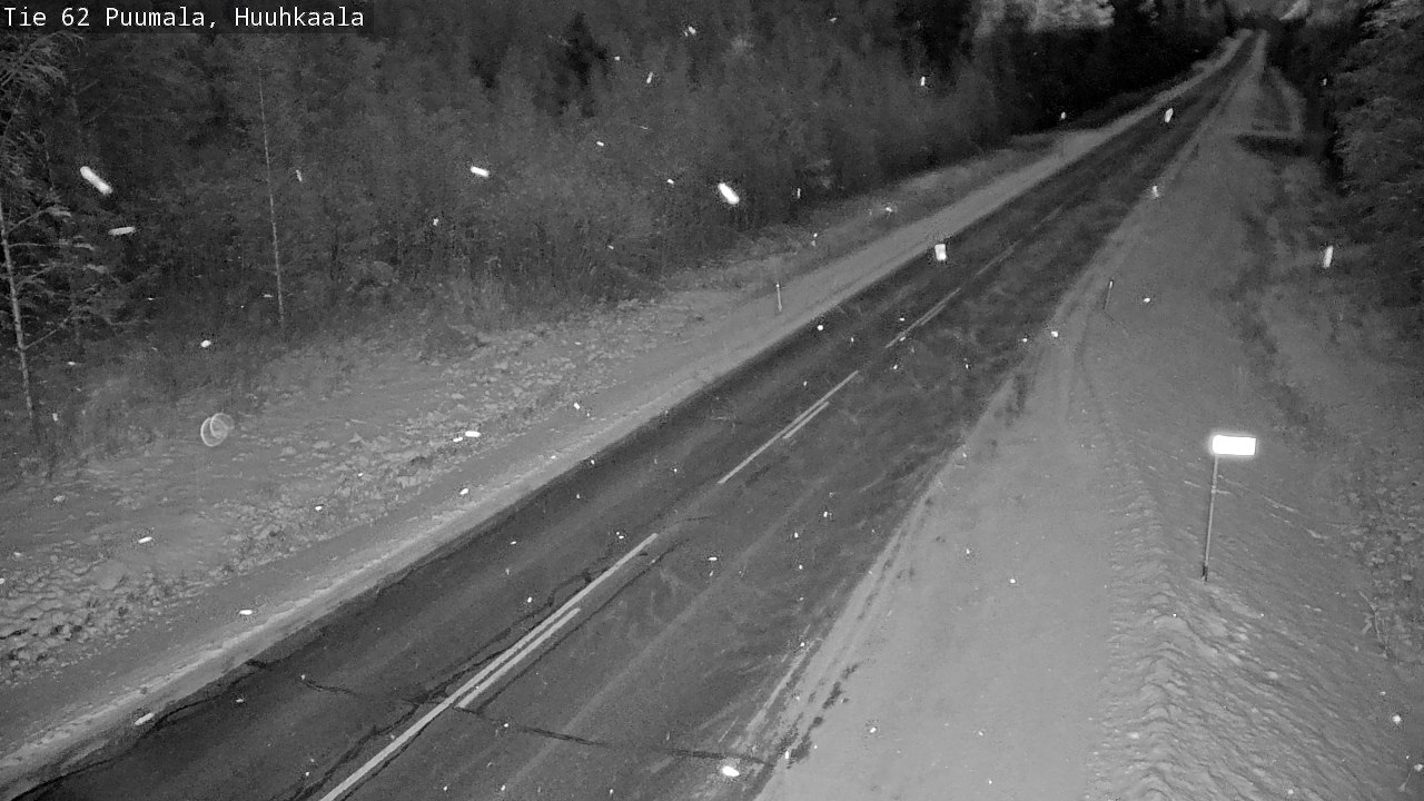 Weather Camera Image Väg 62 Puumala, Huuhkaala, Puumala, Etelä-Savo