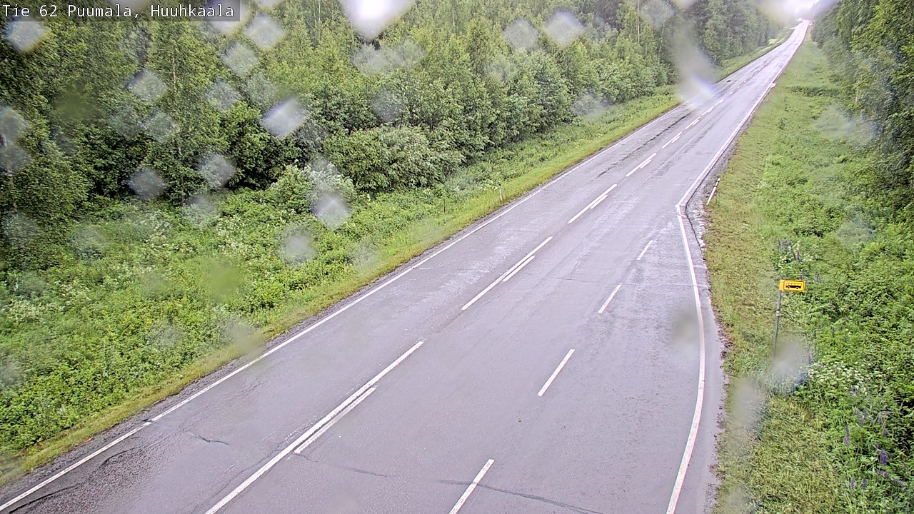 Weather Camera Image Väg 62 Puumala, Huuhkaala, Puumala, Etelä-Savo