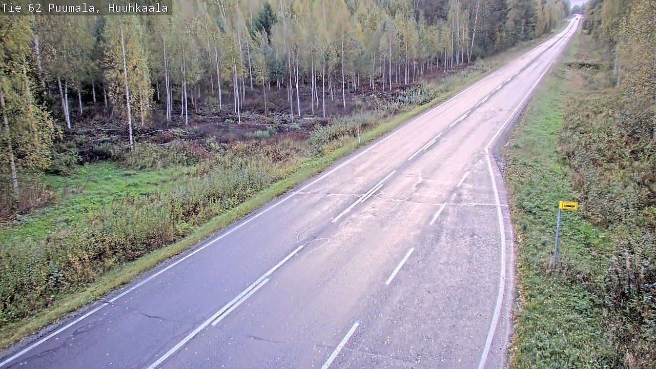 Weather Camera Image Road 62 Puumala, Huuhkaala, Puumala, Etelä-Savo