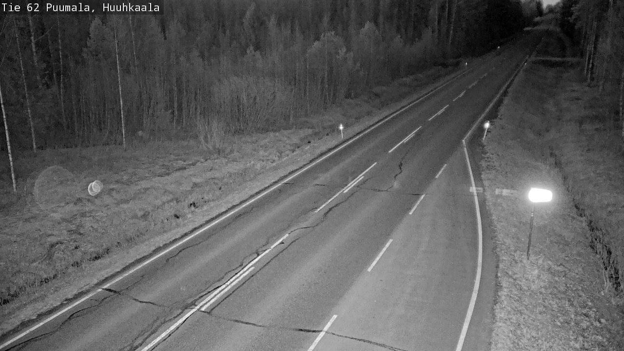 Weather Camera Image Road 62 Puumala, Huuhkaala, Puumala, Etelä-Savo