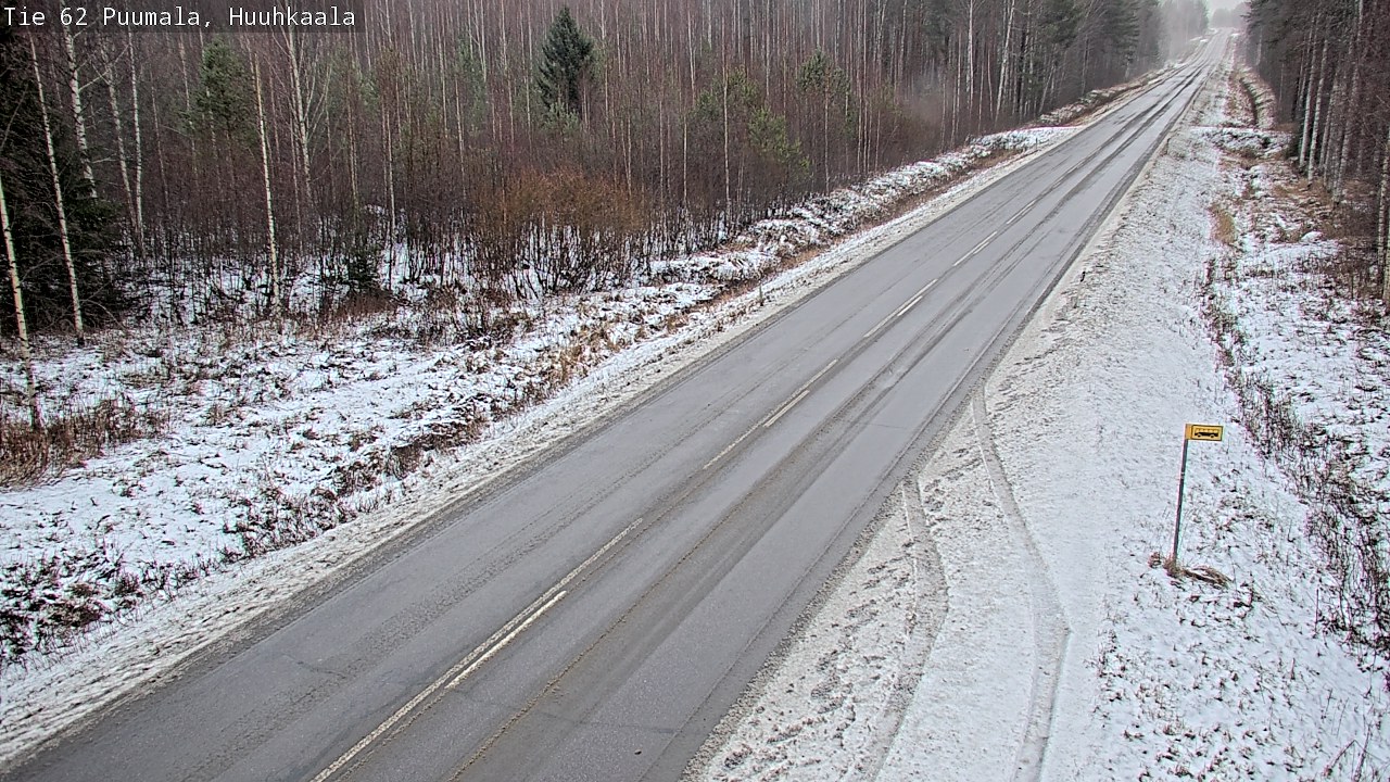 Weather Camera Image Väg 62 Puumala, Huuhkaala, Puumala, Etelä-Savo