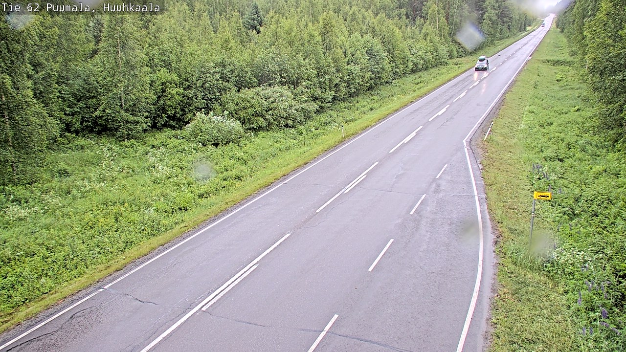 Weather Camera Image Väg 62 Puumala, Huuhkaala, Puumala, Etelä-Savo
