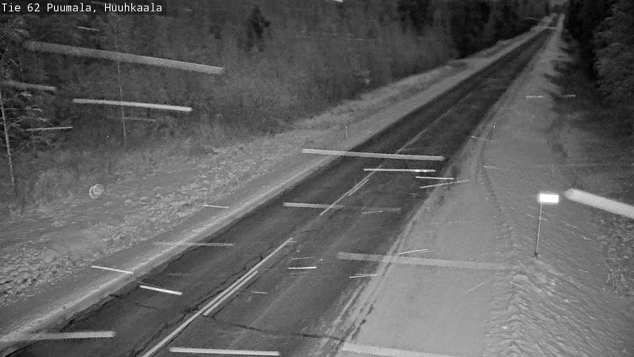 Weather Camera Image Väg 62 Puumala, Huuhkaala, Puumala, Etelä-Savo