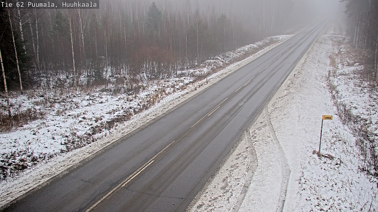 Weather Camera Image Väg 62 Puumala, Huuhkaala, Puumala, Etelä-Savo
