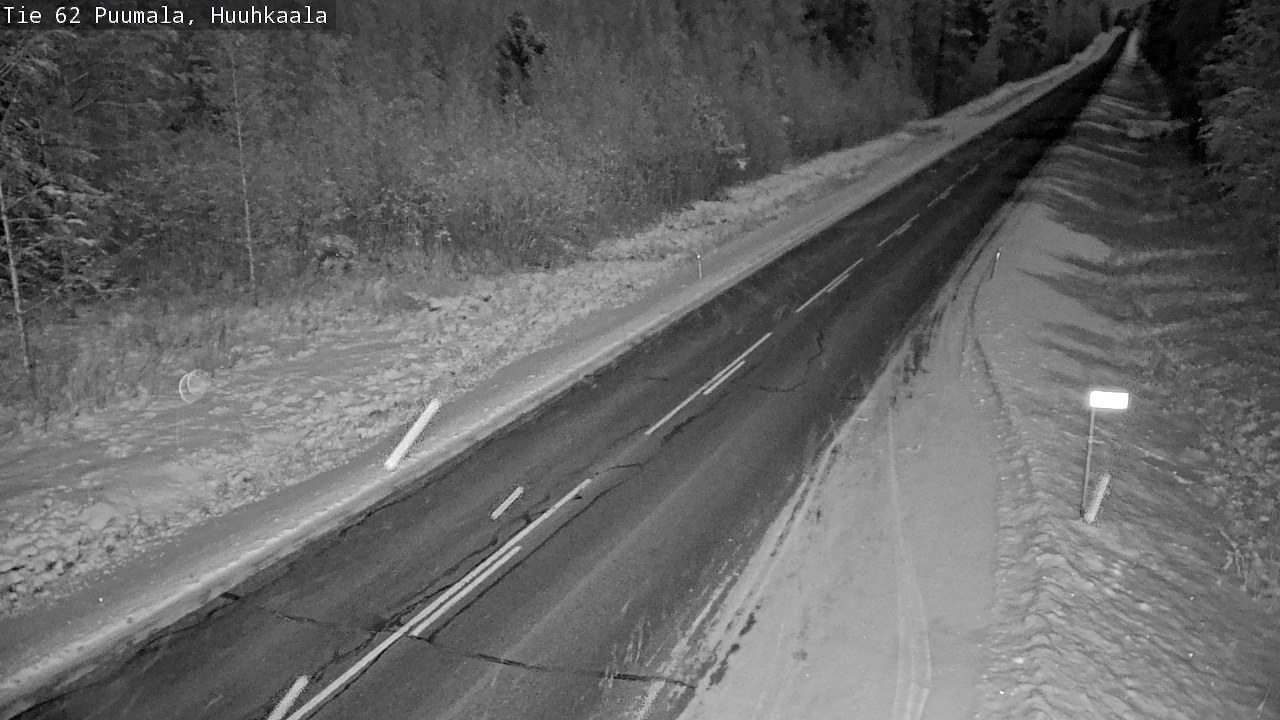 Weather Camera Image Väg 62 Puumala, Huuhkaala, Puumala, Etelä-Savo