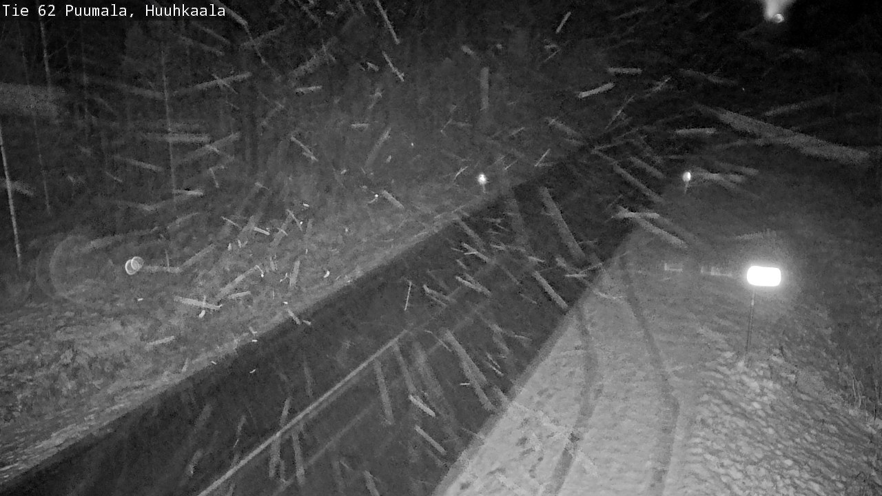 Weather Camera Image Väg 62 Puumala, Huuhkaala, Puumala, Etelä-Savo
