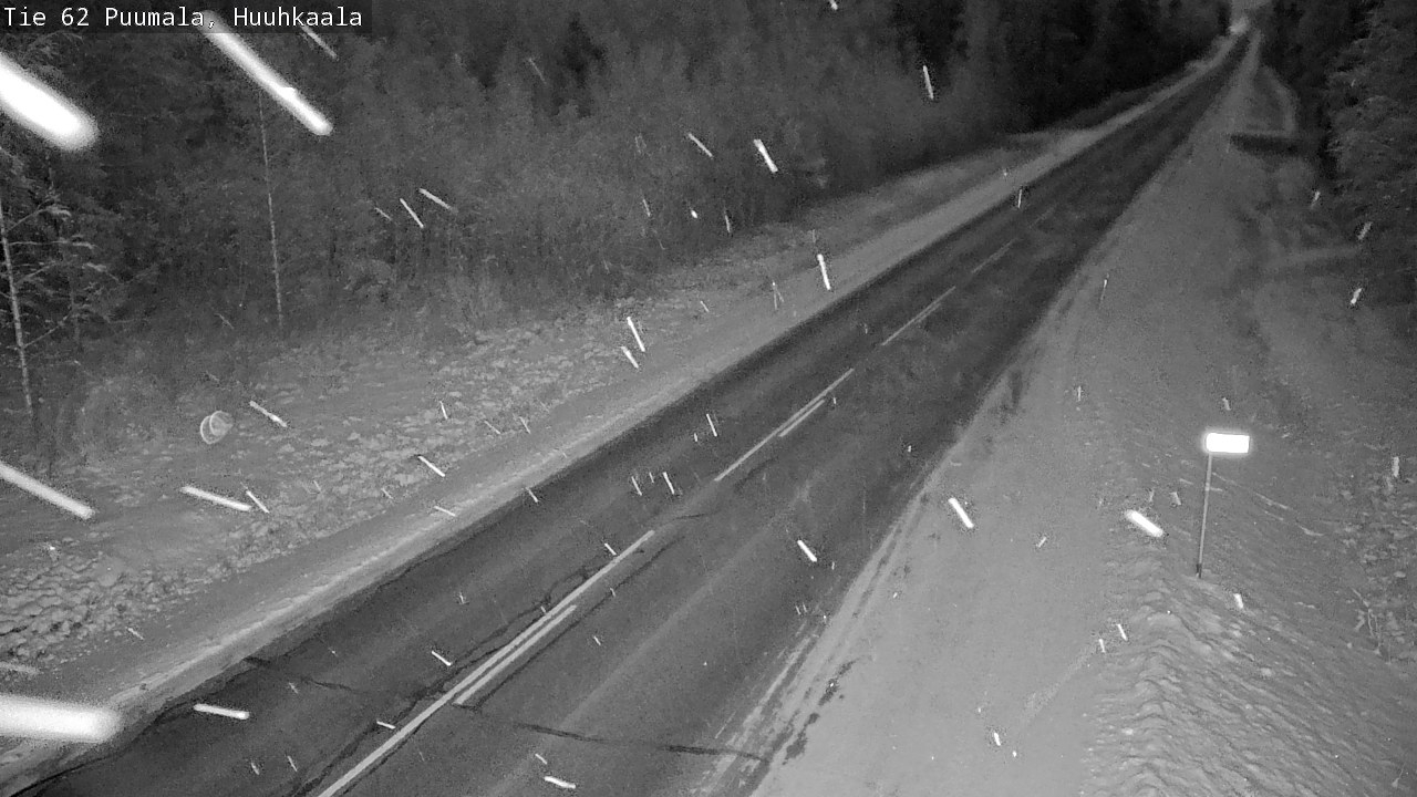 Weather Camera Image Väg 62 Puumala, Huuhkaala, Puumala, Etelä-Savo
