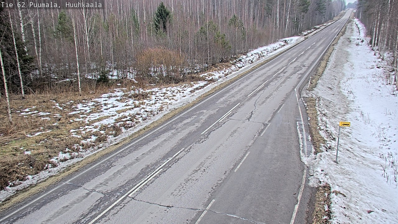 Weather Camera Image Road 62 Puumala, Huuhkaala, Puumala, Etelä-Savo