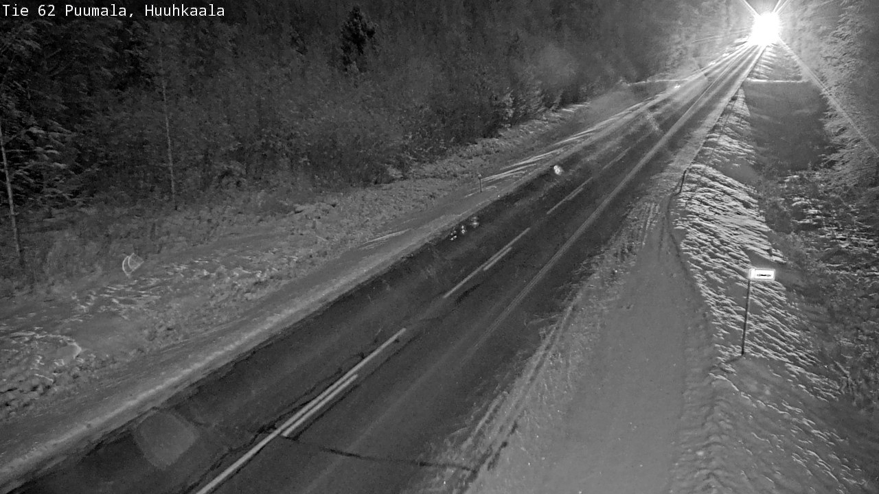Weather Camera Image Väg 62 Puumala, Huuhkaala, Puumala, Etelä-Savo