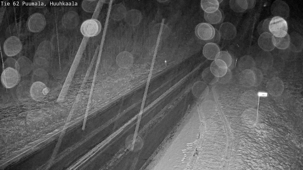 Weather Camera Image Väg 62 Puumala, Huuhkaala, Puumala, Etelä-Savo