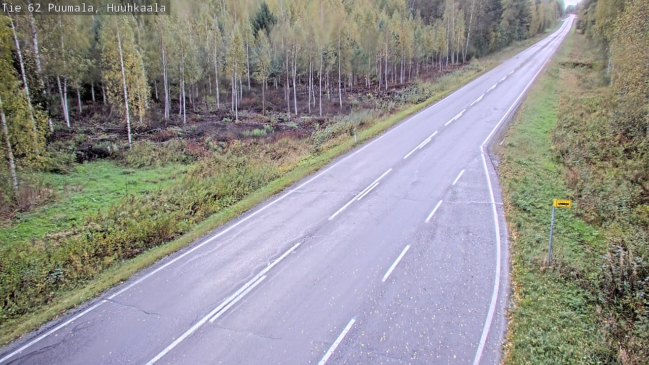 Weather Camera Image Road 62 Puumala, Huuhkaala, Puumala, Etelä-Savo