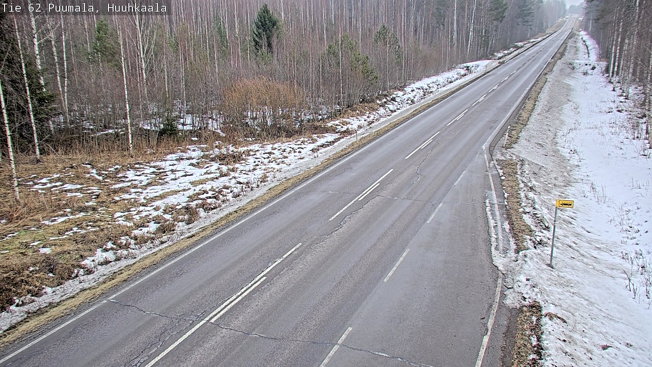 Weather Camera Image Väg 62 Puumala, Huuhkaala, Puumala, Etelä-Savo