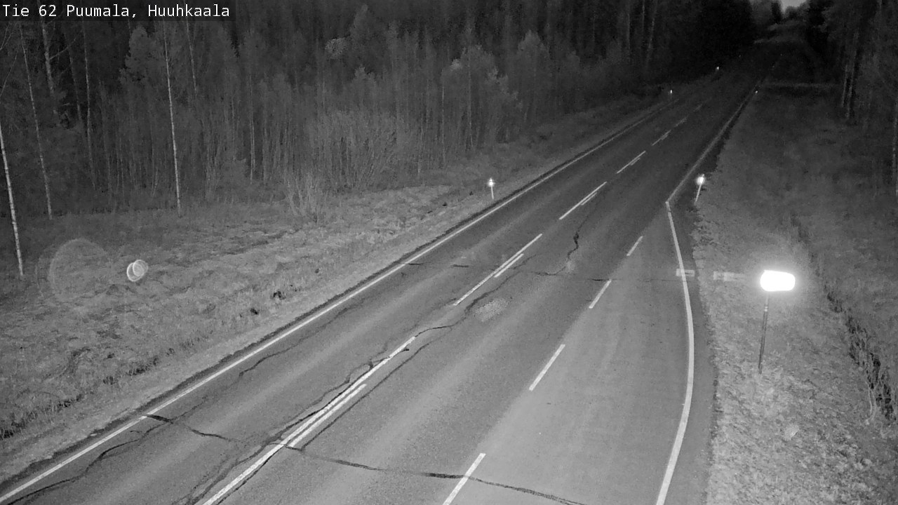 Weather Camera Image Road 62 Puumala, Huuhkaala, Puumala, Etelä-Savo