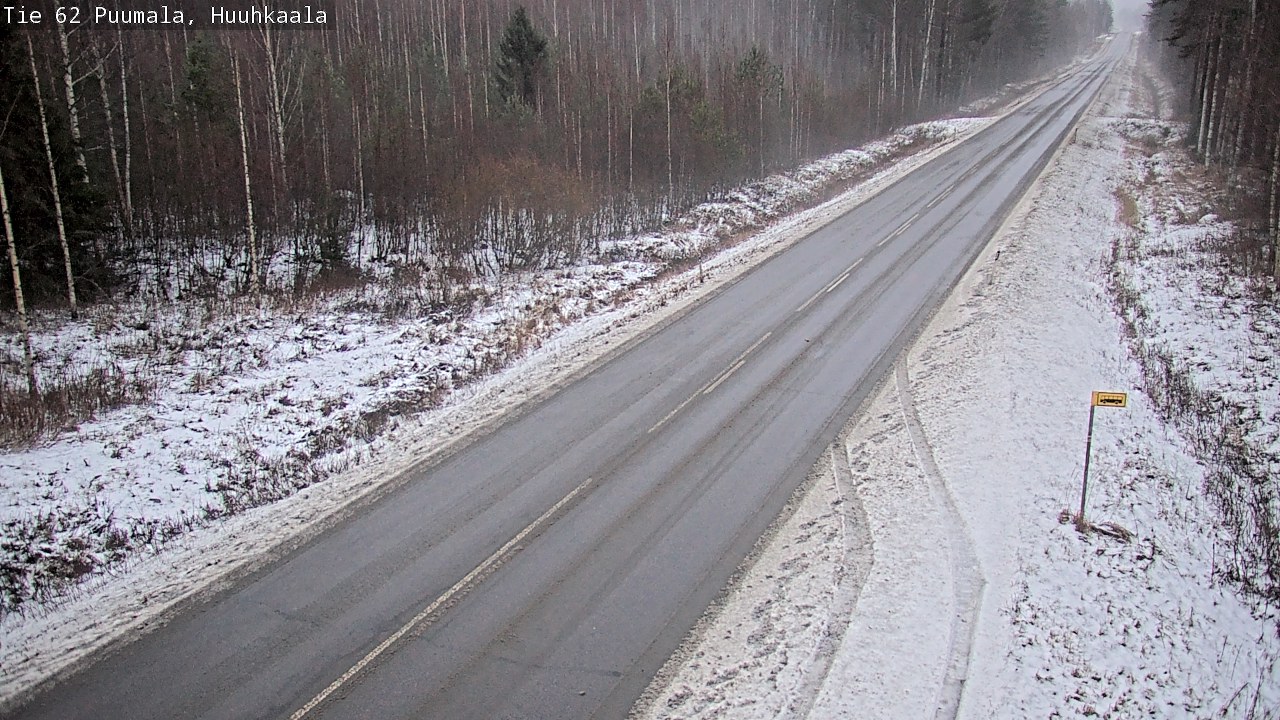 Weather Camera Image Väg 62 Puumala, Huuhkaala, Puumala, Etelä-Savo