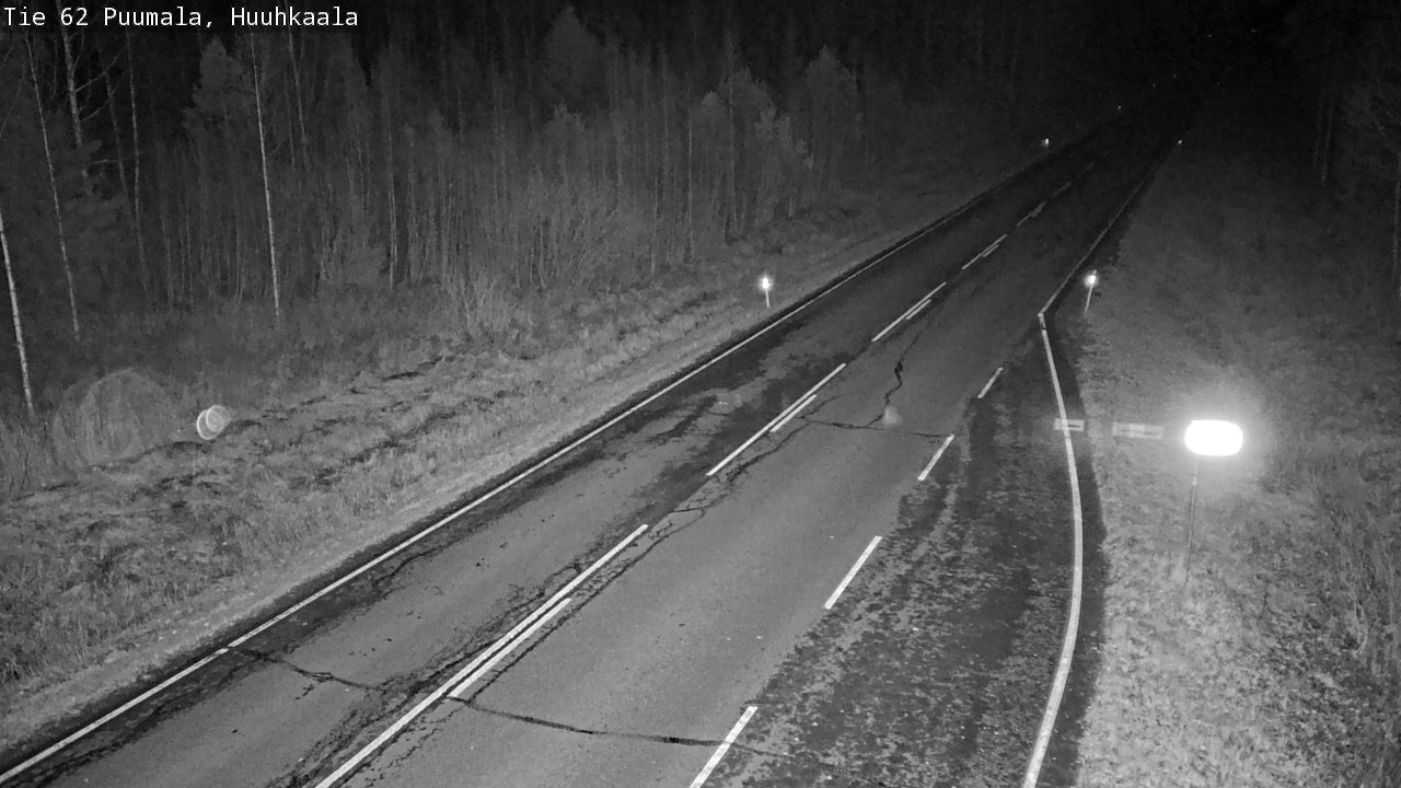 Weather Camera Image Väg 62 Puumala, Huuhkaala, Puumala, Etelä-Savo