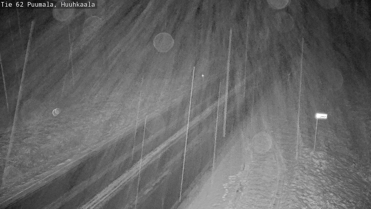 Weather Camera Image Väg 62 Puumala, Huuhkaala, Puumala, Etelä-Savo