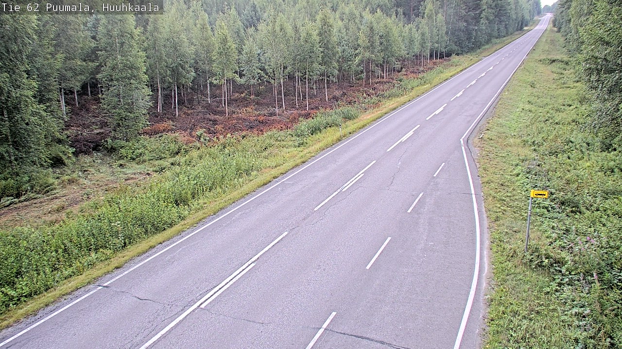 Weather Camera Image Road 62 Puumala, Huuhkaala, Puumala, Etelä-Savo
