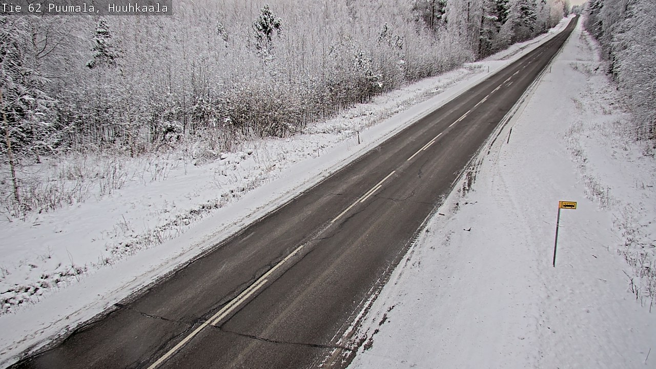 Weather Camera Image Väg 62 Puumala, Huuhkaala, Puumala, Etelä-Savo
