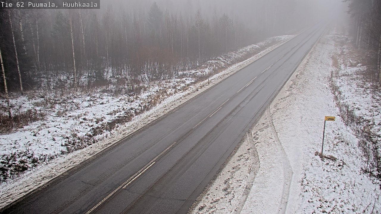 Weather Camera Image Väg 62 Puumala, Huuhkaala, Puumala, Etelä-Savo